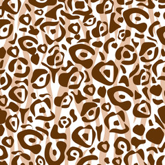 animal print style background vector illustration design