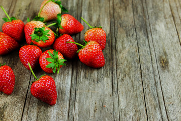 Healthy strawberries.