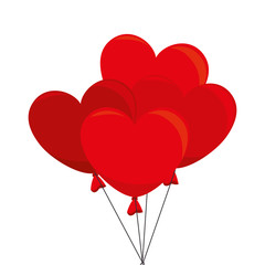 Obraz na płótnie Canvas happy valentines day card vector illustration design