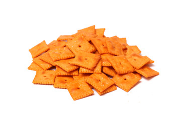 Crackers Isolated on a White Background