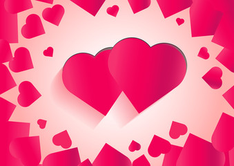 Valentine's day abstract background