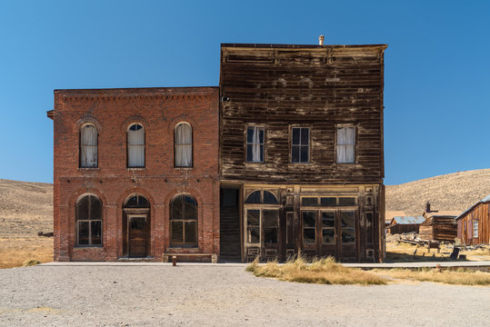 Ghost town of Bodie in California.