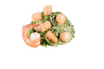 Salad with shrimps
