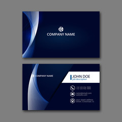 Naklejka premium Business Card Template.