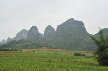 Mountains and Hills in Southern China