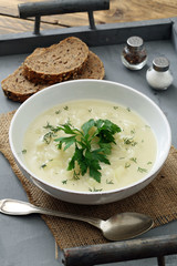 zuppa crema di cipolla