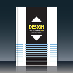 Abstract composition. Text frame surface. A4 brochure cover. White title sheet. Creative logo figure. Ad banner form texture. Black vertical stripe section icon. Flyer fiber backdrop. Black header box