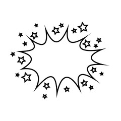 comic pop art explosion vector illustration design