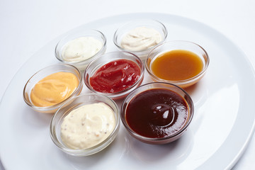 different sauces