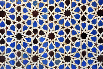 Tiles in the Alcazar of Seville, Spain	