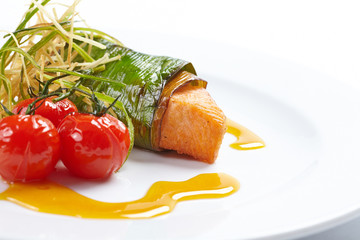 salmon steak