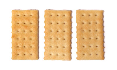 Crackers Isolated on a White Background