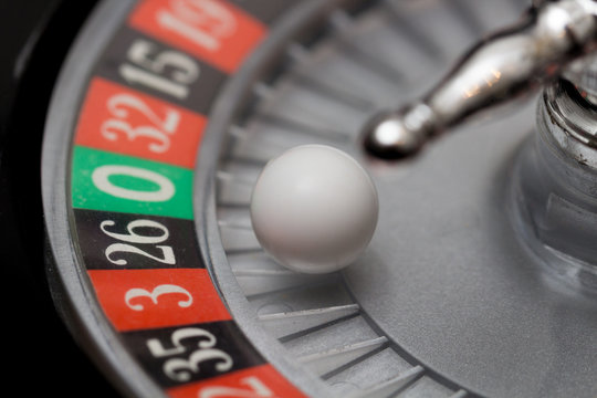 roulette wheel close-up