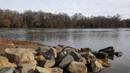Rocks at the river