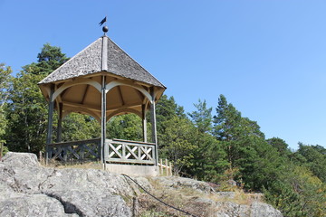 Gazebo on a hill