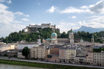 Fototapeta na wymiar View of the old town. Salzburg, Austria