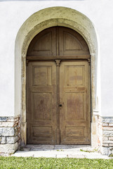 Fototapeta na wymiar Old church door