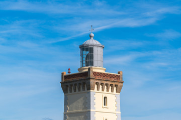 Fototapeta premium Cape Spartel, promontory at the entrance to the Strait of Gibraltar, 12 km West of Tangier, Morocco. 