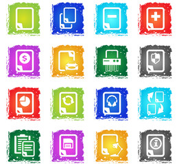 document icon set