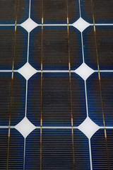 Closeup old solar panel surface texture