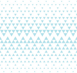 Abstract blue geometric hipster fashion design print halftone triangle pattern