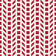 Abstract geometric grid. Red minimal graphic design print pattern