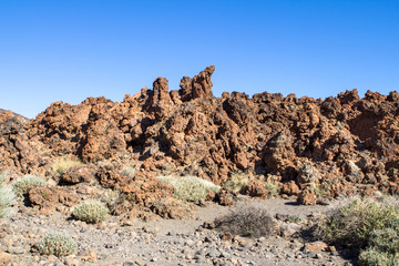 Lava Field on Tenerife, Spain