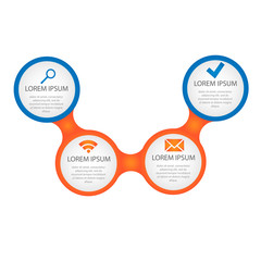 Vector circle for infographic