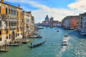 Fototapeta premium Grand Canal from the Bridge Academy, Venice