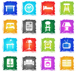 furniture icon set