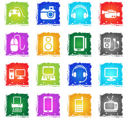 Gadgets simply icons