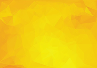 Yellow polygonal background