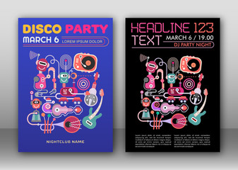 Disco Party Posters