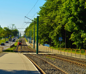 Linia tramwajowa - tramline © ChemiQ