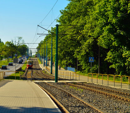 Linia tramwajowa - tramline