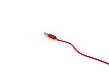 Electric cable with pin