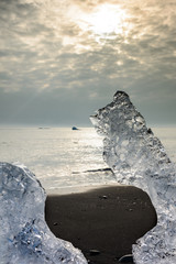 Drifting ice blocks as a result of climate change © Joe McUbed