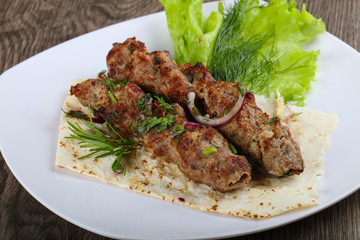 Lamb kebab