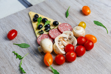 Creative composition of ingredients