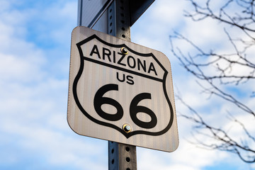 Historic Route 66 sign