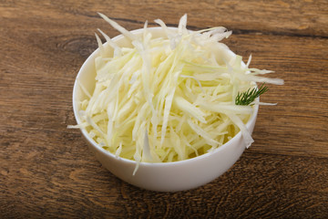 Shredded cabbage