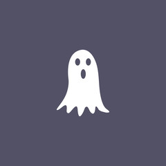 simple ghost icon design