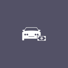 car icon with battery