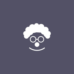 simple clown icon design