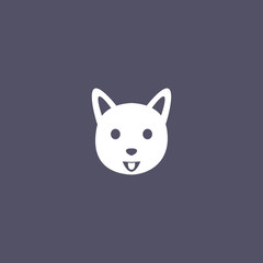 dog face icon design