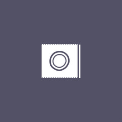 simple condom icon design