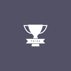 simple sport cup icon