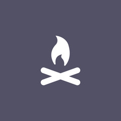 simple bonfire icon