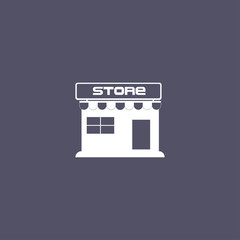  icon design of store