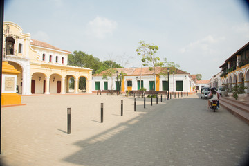 Plaza in Cartagena, Colombia